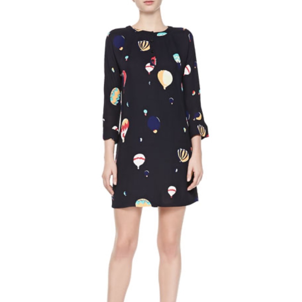 Kate Spade Brie Hot Air Balloon 3/4-sleeve Dress